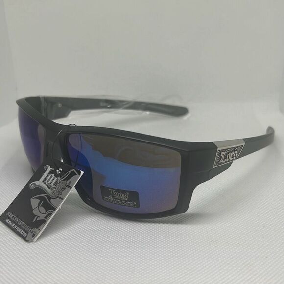 Locs Mens￼ Mirrored Hardcore Sunglasses - Picture 1 of 4